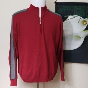 Men’s Oscar De La Renta 1/4 Zip Sweater